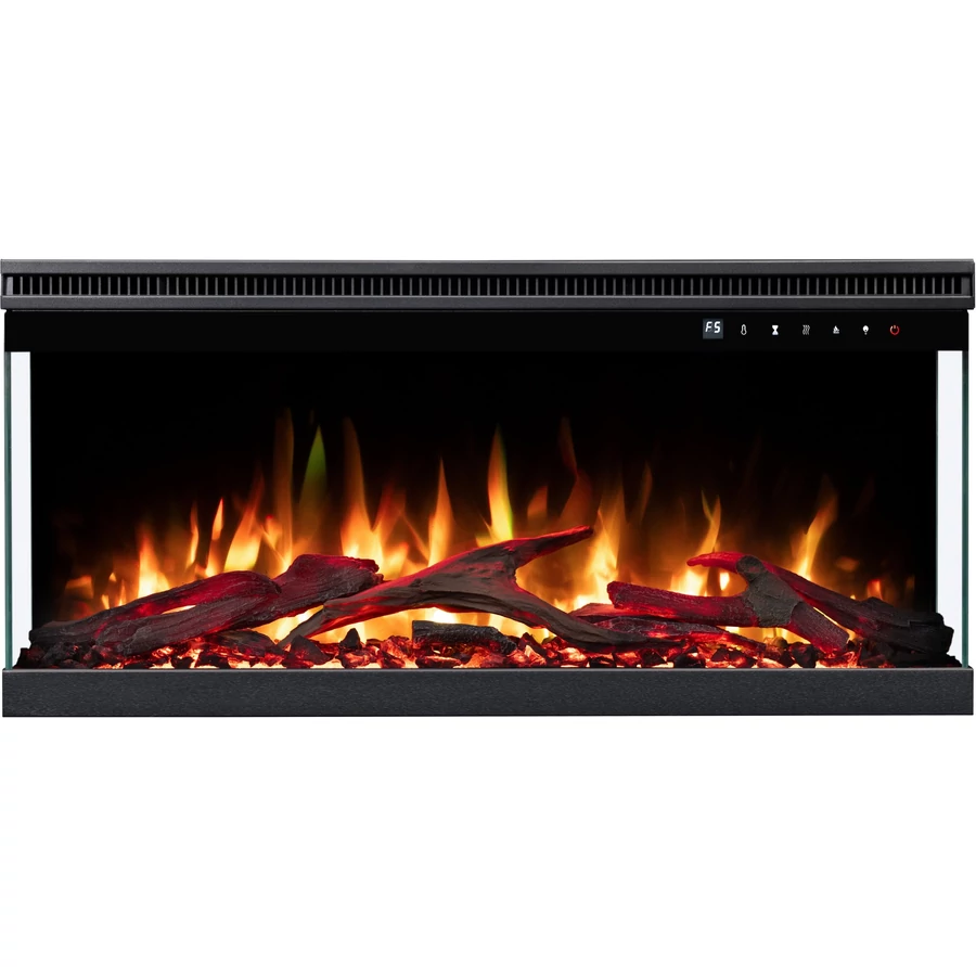 UNIT 100 PRO beépíthető és falra szerelhető elektromos kandalló