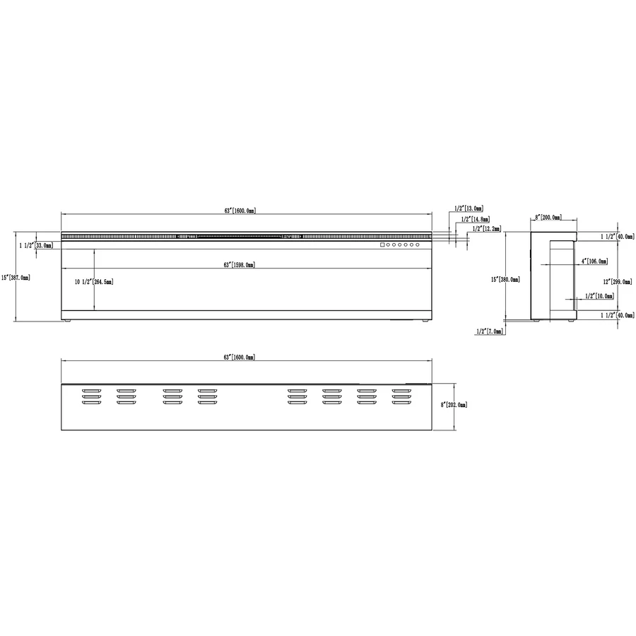 UNIT 160 PRO beépíthető és falra szerelhető elektromos kandalló UNIT 160 PRO beépíthető és falra szerelhető elektromos kandalló