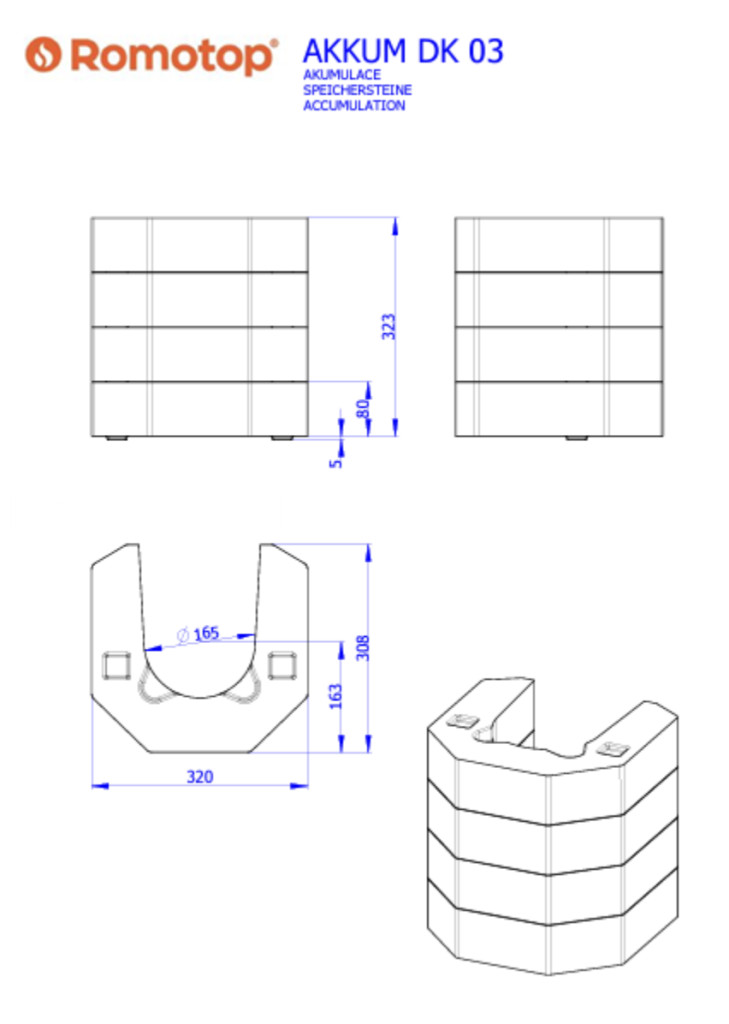 Romotop LERA C GH 3 oldalas Design kandalló Romotop LERA C GH 3 oldalas Design kandalló