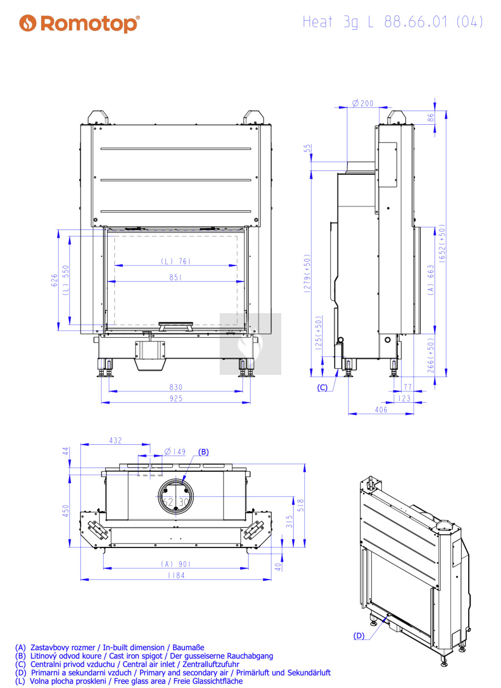 Romotop HEAT 3G L 88.66.04 Romotop HEAT 3G L 88.66.04